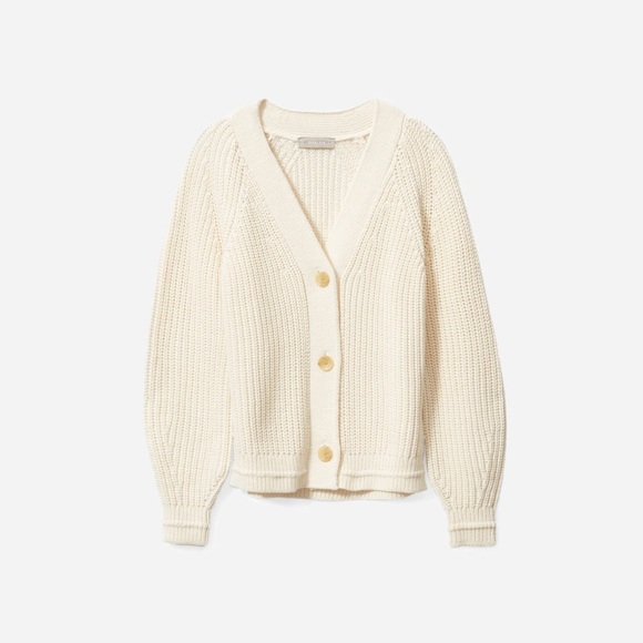 Everlane The Texture Cotton Cardigan 